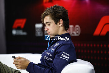 31/10/2024 - COLAPINTO Franco (arg), Williams Racing FW46, portrait press conference during the Formula 1 Grande Premio de Sao Paulo 2024, 21th round of the 2024 Formula One World Championship from November 1 to 3, 2024 on the Interlagos Circuit, in Sao Paulo, Brazil - F1 - SAO PAULO GRAND PRIX 2024 - FORMULA 1 - MOTORI