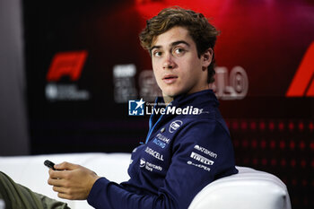 31/10/2024 - COLAPINTO Franco (arg), Williams Racing FW46, portrait press conference during the Formula 1 Grande Premio de Sao Paulo 2024, 21th round of the 2024 Formula One World Championship from November 1 to 3, 2024 on the Interlagos Circuit, in Sao Paulo, Brazil - F1 - SAO PAULO GRAND PRIX 2024 - FORMULA 1 - MOTORI