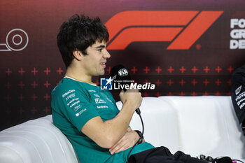 31/10/2024 - STROLL Lance (can), Aston Martin F1 Team AMR24, portrait press conference during the Formula 1 Grande Premio de Sao Paulo 2024, 21th round of the 2024 Formula One World Championship from November 1 to 3, 2024 on the Interlagos Circuit, in Sao Paulo, Brazil - F1 - SAO PAULO GRAND PRIX 2024 - FORMULA 1 - MOTORI