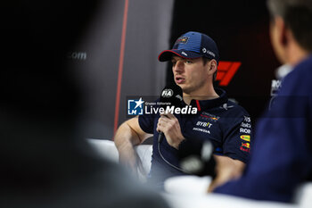 31/10/2024 - VERSTAPPEN Max (ned), Red Bull Racing RB20, portrait press conference during the Formula 1 Grande Premio de Sao Paulo 2024, 21th round of the 2024 Formula One World Championship from November 1 to 3, 2024 on the Interlagos Circuit, in Sao Paulo, Brazil - F1 - SAO PAULO GRAND PRIX 2024 - FORMULA 1 - MOTORI