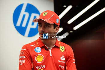 31/10/2024 - LECLERC Charles (mco), Scuderia Ferrari SF-24, portrait during the Formula 1 Grande Premio de Sao Paulo 2024, 21th round of the 2024 Formula One World Championship from November 1 to 3, 2024 on the Interlagos Circuit, in Sao Paulo, Brazil - F1 - SAO PAULO GRAND PRIX 2024 - FORMULA 1 - MOTORI