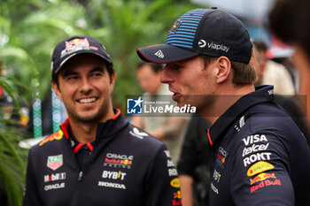 31/10/2024 - PEREZ Sergio (mex), Red Bull Racing RB20, portrait VERSTAPPEN Max (ned), Red Bull Racing RB20, portrait during the Formula 1 Grande Premio de Sao Paulo 2024, 21th round of the 2024 Formula One World Championship from November 1 to 3, 2024 on the Interlagos Circuit, in Sao Paulo, Brazil - F1 - SAO PAULO GRAND PRIX 2024 - FORMULA 1 - MOTORI