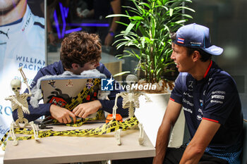 31/10/2024 - ALBON Alexander (tha), Williams Racing FW46, portrait COLAPINTO Franco (arg), Williams Racing FW46, portrait during the Formula 1 Grande Premio de Sao Paulo 2024, 21th round of the 2024 Formula One World Championship from November 1 to 3, 2024 on the Interlagos Circuit, in Sao Paulo, Brazil - F1 - SAO PAULO GRAND PRIX 2024 - FORMULA 1 - MOTORI