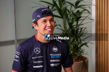 31/10/2024 - ALBON Alexander (tha), Williams Racing FW46, portrait during the Formula 1 Grande Premio de Sao Paulo 2024, 21th round of the 2024 Formula One World Championship from November 1 to 3, 2024 on the Interlagos Circuit, in Sao Paulo, Brazil - F1 - SAO PAULO GRAND PRIX 2024 - FORMULA 1 - MOTORI