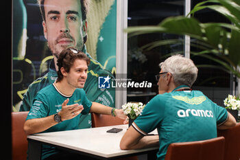 31/10/2024 - DRUGOVICH Felipe (bra), Aston Martin F1 Team AMR24, portrait KRACK Mike (ger), Team Principal and CEO of Aston Martin F1 Team, portrait during the Formula 1 Grande Premio de Sao Paulo 2024, 21th round of the 2024 Formula One World Championship from November 1 to 3, 2024 on the Interlagos Circuit, in Sao Paulo, Brazil - F1 - SAO PAULO GRAND PRIX 2024 - FORMULA 1 - MOTORI