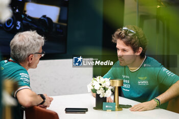 31/10/2024 - DRUGOVICH Felipe (bra), Aston Martin F1 Team AMR24, portrait KRACK Mike (ger), Team Principal and CEO of Aston Martin F1 Team, portrait during the Formula 1 Grande Premio de Sao Paulo 2024, 21th round of the 2024 Formula One World Championship from November 1 to 3, 2024 on the Interlagos Circuit, in Sao Paulo, Brazil - F1 - SAO PAULO GRAND PRIX 2024 - FORMULA 1 - MOTORI