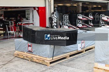 31/10/2024 - Haas F1 Team transport box during the Formula 1 Grande Premio de Sao Paulo 2024, 21th round of the 2024 Formula One World Championship from November 1 to 3, 2024 on the Interlagos Circuit, in Sao Paulo, Brazil - F1 - SAO PAULO GRAND PRIX 2024 - FORMULA 1 - MOTORI