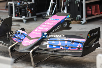 31/10/2024 - Alpine F1 Team A524, mechanical detail front wing aerodynamism, aerodynamic, aerodynamics during the Formula 1 Grande Premio de Sao Paulo 2024, 21th round of the 2024 Formula One World Championship from November 1 to 3, 2024 on the Interlagos Circuit, in Sao Paulo, Brazil - F1 - SAO PAULO GRAND PRIX 2024 - FORMULA 1 - MOTORI