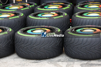 31/10/2024 - Pirelli tyres, pneus, tyre, pneu, rain, pluie, during the Formula 1 Grande Premio de Sao Paulo 2024, 21th round of the 2024 Formula One World Championship from November 1 to 3, 2024 on the Interlagos Circuit, in Sao Paulo, Brazil - F1 - SAO PAULO GRAND PRIX 2024 - FORMULA 1 - MOTORI