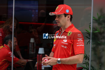 31/10/2024 - LECLERC Charles (mco), Scuderia Ferrari SF-24, portrait during the Formula 1 Grande Premio de Sao Paulo 2024, 21th round of the 2024 Formula One World Championship from November 1 to 3, 2024 on the Interlagos Circuit, in Sao Paulo, Brazil - F1 - SAO PAULO GRAND PRIX 2024 - FORMULA 1 - MOTORI