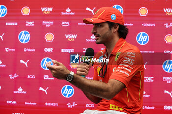 31/10/2024 - SAINZ Carlos (spa), Scuderia Ferrari SF-24, portrait during the Formula 1 Grande Premio de Sao Paulo 2024, 21th round of the 2024 Formula One World Championship from November 1 to 3, 2024 on the Interlagos Circuit, in Sao Paulo, Brazil - F1 - SAO PAULO GRAND PRIX 2024 - FORMULA 1 - MOTORI