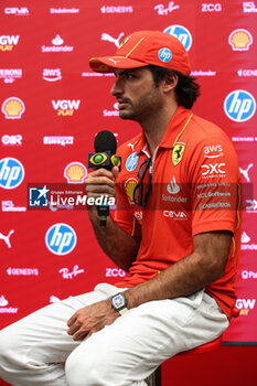 31/10/2024 - SAINZ Carlos (spa), Scuderia Ferrari SF-24, portrait during the Formula 1 Grande Premio de Sao Paulo 2024, 21th round of the 2024 Formula One World Championship from November 1 to 3, 2024 on the Interlagos Circuit, in Sao Paulo, Brazil - F1 - SAO PAULO GRAND PRIX 2024 - FORMULA 1 - MOTORI