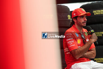 31/10/2024 - SAINZ Carlos (spa), Scuderia Ferrari SF-24, portrait during the Formula 1 Grande Premio de Sao Paulo 2024, 21th round of the 2024 Formula One World Championship from November 1 to 3, 2024 on the Interlagos Circuit, in Sao Paulo, Brazil - F1 - SAO PAULO GRAND PRIX 2024 - FORMULA 1 - MOTORI