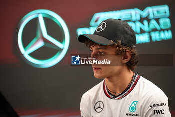 31/10/2024 - KIMI ANTONELLI Andrea (ita), Junior Driver of Mercedes AMG F1 Team, portrait during the Formula 1 Grande Premio de Sao Paulo 2024, 21th round of the 2024 Formula One World Championship from November 1 to 3, 2024 on the Interlagos Circuit, in Sao Paulo, Brazil - F1 - SAO PAULO GRAND PRIX 2024 - FORMULA 1 - MOTORI