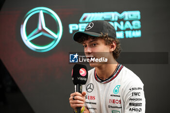 31/10/2024 - KIMI ANTONELLI Andrea (ita), Junior Driver of Mercedes AMG F1 Team, portrait during the Formula 1 Grande Premio de Sao Paulo 2024, 21th round of the 2024 Formula One World Championship from November 1 to 3, 2024 on the Interlagos Circuit, in Sao Paulo, Brazil - F1 - SAO PAULO GRAND PRIX 2024 - FORMULA 1 - MOTORI