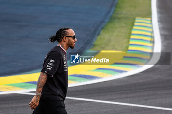 31/10/2024 - HAMILTON Lewis (gbr), Mercedes AMG F1 Team W15, portrait during the Formula 1 Grande Premio de Sao Paulo 2024, 21th round of the 2024 Formula One World Championship from November 1 to 3, 2024 on the Interlagos Circuit, in Sao Paulo, Brazil - F1 - SAO PAULO GRAND PRIX 2024 - FORMULA 1 - MOTORI