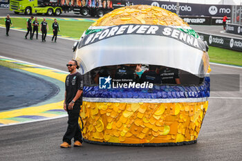 31/10/2024 - HAMILTON Lewis (gbr), Mercedes AMG F1 Team W15, portrait during the Formula 1 Grande Premio de Sao Paulo 2024, 21th round of the 2024 Formula One World Championship from November 1 to 3, 2024 on the Interlagos Circuit, in Sao Paulo, Brazil - F1 - SAO PAULO GRAND PRIX 2024 - FORMULA 1 - MOTORI