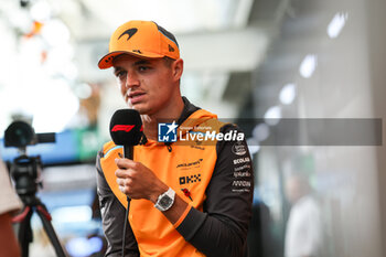 31/10/2024 - NORRIS Lando (gbr), McLaren F1 Team MCL38, portrait during the Formula 1 Grande Premio de Sao Paulo 2024, 21th round of the 2024 Formula One World Championship from November 1 to 3, 2024 on the Interlagos Circuit, in Sao Paulo, Brazil - F1 - SAO PAULO GRAND PRIX 2024 - FORMULA 1 - MOTORI