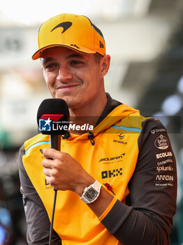 31/10/2024 - NORRIS Lando (gbr), McLaren F1 Team MCL38, portrait during the Formula 1 Grande Premio de Sao Paulo 2024, 21th round of the 2024 Formula One World Championship from November 1 to 3, 2024 on the Interlagos Circuit, in Sao Paulo, Brazil - F1 - SAO PAULO GRAND PRIX 2024 - FORMULA 1 - MOTORI