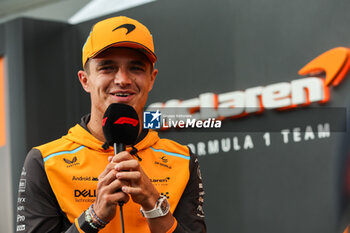 31/10/2024 - NORRIS Lando (gbr), McLaren F1 Team MCL38, portrait during the Formula 1 Grande Premio de Sao Paulo 2024, 21th round of the 2024 Formula One World Championship from November 1 to 3, 2024 on the Interlagos Circuit, in Sao Paulo, Brazil - F1 - SAO PAULO GRAND PRIX 2024 - FORMULA 1 - MOTORI