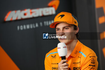 31/10/2024 - PIASTRI Oscar (aus), McLaren F1 Team MCL38, portrait during the Formula 1 Grande Premio de Sao Paulo 2024, 21th round of the 2024 Formula One World Championship from November 1 to 3, 2024 on the Interlagos Circuit, in Sao Paulo, Brazil - F1 - SAO PAULO GRAND PRIX 2024 - FORMULA 1 - MOTORI