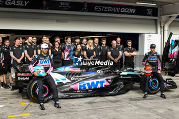 31/10/2024 - GASLY Pierre (fra), Alpine F1 Team A524, portrait DOOHAN Jack (aus), Alpine F1 Team A524, portrait OCON Esteban (fra), Alpine F1 Team A524, portrait during the Formula 1 Grande Premio de Sao Paulo 2024, 21th round of the 2024 Formula One World Championship from November 1 to 3, 2024 on the Interlagos Circuit, in Sao Paulo, Brazil - F1 - SAO PAULO GRAND PRIX 2024 - FORMULA 1 - MOTORI