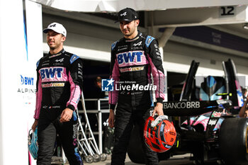 31/10/2024 - GASLY Pierre (fra), Alpine F1 Team A524, portrait OCON Esteban (fra), Alpine F1 Team A524, portrait during the Formula 1 Grande Premio de Sao Paulo 2024, 21th round of the 2024 Formula One World Championship from November 1 to 3, 2024 on the Interlagos Circuit, in Sao Paulo, Brazil - F1 - SAO PAULO GRAND PRIX 2024 - FORMULA 1 - MOTORI