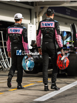 31/10/2024 - GASLY Pierre (fra), Alpine F1 Team A524, portrait OCON Esteban (fra), Alpine F1 Team A524, portrait during the Formula 1 Grande Premio de Sao Paulo 2024, 21th round of the 2024 Formula One World Championship from November 1 to 3, 2024 on the Interlagos Circuit, in Sao Paulo, Brazil - F1 - SAO PAULO GRAND PRIX 2024 - FORMULA 1 - MOTORI