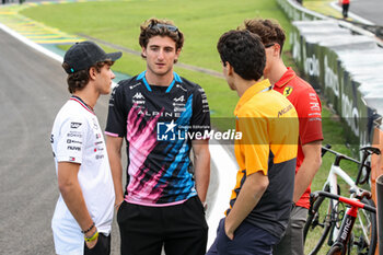 31/10/2024 - BORTOLETO Gabriel (bra) Mclaren young academy driver DOOHAN Jack (aus), Alpine F1 Team A524, portrait KIMI ANTONELLI Andrea (ita), Junior Driver of Mercedes AMG F1 Team, portrait BEARMAN Oliver (gbr), Scuderia Ferrari SF-24, portrait during the Formula 1 Grande Premio de Sao Paulo 2024, 21th round of the 2024 Formula One World Championship from November 1 to 3, 2024 on the Interlagos Circuit, in Sao Paulo, Brazil - F1 - SAO PAULO GRAND PRIX 2024 - FORMULA 1 - MOTORI