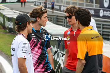 31/10/2024 - BORTOLETO Gabriel (bra) Mclaren young academy driver DOOHAN Jack (aus), Alpine F1 Team A524, portrait KIMI ANTONELLI Andrea (ita), Junior Driver of Mercedes AMG F1 Team, portrait BEARMAN Oliver (gbr), Scuderia Ferrari SF-24, portrait during the Formula 1 Grande Premio de Sao Paulo 2024, 21th round of the 2024 Formula One World Championship from November 1 to 3, 2024 on the Interlagos Circuit, in Sao Paulo, Brazil - F1 - SAO PAULO GRAND PRIX 2024 - FORMULA 1 - MOTORI