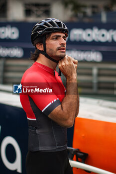 31/10/2024 - SAINZ Carlos (spa), Scuderia Ferrari SF-24, portrait during the Formula 1 Grande Premio de Sao Paulo 2024, 21th round of the 2024 Formula One World Championship from November 1 to 3, 2024 on the Interlagos Circuit, in Sao Paulo, Brazil - F1 - SAO PAULO GRAND PRIX 2024 - FORMULA 1 - MOTORI