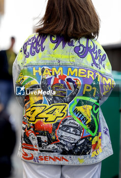 31/10/2024 - HAMILTON Lewis (gbr), Mercedes AMG F1 Team W15, and Ayrton Senna T-shirt during the Formula 1 Grande Premio de Sao Paulo 2024, 21th round of the 2024 Formula One World Championship from November 1 to 3, 2024 on the Interlagos Circuit, in Sao Paulo, Brazil - F1 - SAO PAULO GRAND PRIX 2024 - FORMULA 1 - MOTORI