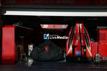 31/10/2024 - Scuderia Ferrari car cover scrutineering, verifications techniques, during the Formula 1 Grande Premio de Sao Paulo 2024, 21th round of the 2024 Formula One World Championship from November 1 to 3, 2024 on the Interlagos Circuit, in Sao Paulo, Brazil - F1 - SAO PAULO GRAND PRIX 2024 - FORMULA 1 - MOTORI