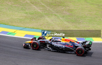 02/11/2024 - Max Verstappen (NED) - Oracle Red Bull Racing - Red Bull RB20 - Honda RBPT  during Sprint Race of the Formula 1 Lenovo Grande Premio de Sao Paulo 2024, scheduled to take place at Interlagos Circuit, San Paolo, Brasil, BRA  Nov 1st-3rd, 2024 - FORMULA 1 LENOVO GRANDE PREMIO DE SAO PAULO 2024 - SPRINT RACE - FORMULA 1 - MOTORI