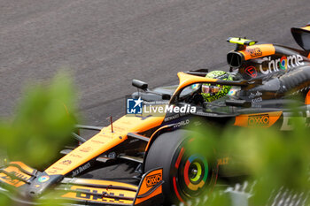 02/11/2024 - Lando Norris (GBR) - McLaren Formula 1 Team - McLaren MCL38 - Mercedes during Sprint Race of the Formula 1 Lenovo Grande Premio de Sao Paulo 2024, scheduled to take place at Interlagos Circuit, San Paolo, Brasil, BRA  Nov 1st-3rd, 2024 - FORMULA 1 LENOVO GRANDE PREMIO DE SAO PAULO 2024 - SPRINT RACE - FORMULA 1 - MOTORI