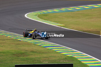 02/11/2024 - Franco Colapinto (ARG) - Williams Racing - Williams FW46 - Mercedes  during Sprint Race of the Formula 1 Lenovo Grande Premio de Sao Paulo 2024, scheduled to take place at Interlagos Circuit, San Paolo, Brasil, BRA  Nov 1st-3rd, 2024 - FORMULA 1 LENOVO GRANDE PREMIO DE SAO PAULO 2024 - SPRINT RACE - FORMULA 1 - MOTORI