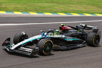 02/11/2024 - Lewis Hamilton (GBR) - Mercedes-AMG PETRONAS F1 Team - Mercedes W15 - Mercedes E Performance during Sprint Race of the Formula 1 Lenovo Grande Premio de Sao Paulo 2024, scheduled to take place at Interlagos Circuit, San Paolo, Brasil, BRA  Nov 1st-3rd, 2024 - FORMULA 1 LENOVO GRANDE PREMIO DE SAO PAULO 2024 - SPRINT RACE - FORMULA 1 - MOTORI