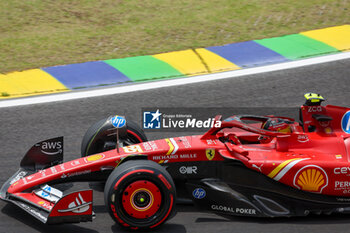 02/11/2024 - Carlos Sainz Jr. (ESP) - Scuderia Ferrari - Ferrari SF-24 - Ferrari  during Sprint Race of the Formula 1 Lenovo Grande Premio de Sao Paulo 2024, scheduled to take place at Interlagos Circuit, San Paolo, Brasil, BRA  Nov 1st-3rd, 2024 - FORMULA 1 LENOVO GRANDE PREMIO DE SAO PAULO 2024 - SPRINT RACE - FORMULA 1 - MOTORI