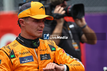 02/11/2024 - Lando Norris (GBR) - McLaren Formula 1 Team - McLaren MCL38 - Mercedes  during Sprint Race of the Formula 1 Lenovo Grande Premio de Sao Paulo 2024, scheduled to take place at Interlagos Circuit, San Paolo, Brasil, BRA  Nov 1st-3rd, 2024 - FORMULA 1 LENOVO GRANDE PREMIO DE SAO PAULO 2024 - SPRINT RACE - FORMULA 1 - MOTORI