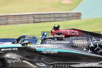 02/11/2024 - Lewis Hamilton (GBR) - Mercedes-AMG PETRONAS F1 Team - Mercedes W15 - Mercedes E Performance  during Sprint Race of the Formula 1 Lenovo Grande Premio de Sao Paulo 2024, scheduled to take place at Interlagos Circuit, San Paolo, Brasil, BRA  Nov 1st-3rd, 2024 - FORMULA 1 LENOVO GRANDE PREMIO DE SAO PAULO 2024 - SPRINT RACE - FORMULA 1 - MOTORI