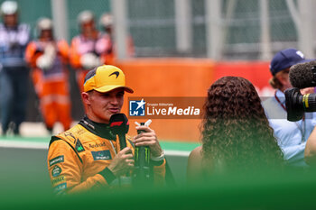 02/11/2024 - Lando Norris (GBR) - McLaren Formula 1 Team - McLaren MCL38 - Mercedes  during Sprint Race of the Formula 1 Lenovo Grande Premio de Sao Paulo 2024, scheduled to take place at Interlagos Circuit, San Paolo, Brasil, BRA  Nov 1st-3rd, 2024 - FORMULA 1 LENOVO GRANDE PREMIO DE SAO PAULO 2024 - SPRINT RACE - FORMULA 1 - MOTORI