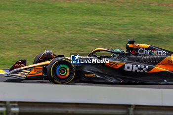 02/11/2024 - Oscar Piastri (AUS) - McLaren Formula 1 Team - McLaren MCL38 - Mercedes
   during Sprint Race of the Formula 1 Lenovo Grande Premio de Sao Paulo 2024, scheduled to take place at Interlagos Circuit, San Paolo, Brasil, BRA  Nov 1st-3rd, 2024 - FORMULA 1 LENOVO GRANDE PREMIO DE SAO PAULO 2024 - SPRINT RACE - FORMULA 1 - MOTORI