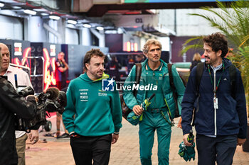 02/11/2024 - Fernando Alonso (ESP) - Aston Martin Aramco F1 Team - Aston Martin AMR24 - Mercedes  during Qualify session of the Formula 1 Lenovo Grande Premio de Sao Paulo 2024, scheduled to take place at Interlagos Circuit, San Paolo, Brasil, BRA  Nov 1st-3rd, 2024 - FORMULA 1 LENOVO GRANDE PREMIO DE SAO PAULO 2024 - QUALIFYING - FORMULA 1 - MOTORI