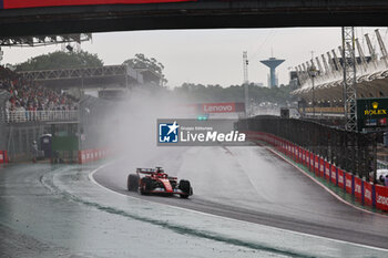 02/11/2024 - Charles Leclerc (MON) - Scuderia Ferrari - Ferrari SF-24 - Ferrari  during Qualify session of the Formula 1 Lenovo Grande Premio de Sao Paulo 2024, scheduled to take place at Interlagos Circuit, San Paolo, Brasil, BRA  Nov 1st-3rd, 2024 - FORMULA 1 LENOVO GRANDE PREMIO DE SAO PAULO 2024 - QUALIFYING - FORMULA 1 - MOTORI