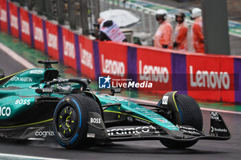 02/11/2024 - Lance Stroll (CAN) - Aston Martin Aramco F1 Team - Aston Martin AMR24 - Mercedes   during Qualify session of the Formula 1 Lenovo Grande Premio de Sao Paulo 2024, scheduled to take place at Interlagos Circuit, San Paolo, Brasil, BRA  Nov 1st-3rd, 2024 - FORMULA 1 LENOVO GRANDE PREMIO DE SAO PAULO 2024 - QUALIFYING - FORMULA 1 - MOTORI