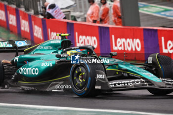 02/11/2024 - Fernando Alonso (ESP) - Aston Martin Aramco F1 Team - Aston Martin AMR24 - Mercedes   during Qualify session of the Formula 1 Lenovo Grande Premio de Sao Paulo 2024, scheduled to take place at Interlagos Circuit, San Paolo, Brasil, BRA  Nov 1st-3rd, 2024 - FORMULA 1 LENOVO GRANDE PREMIO DE SAO PAULO 2024 - QUALIFYING - FORMULA 1 - MOTORI