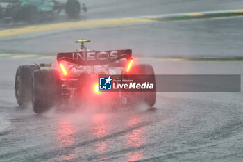 02/11/2024 - Lewis Hamilton (GBR) - Mercedes-AMG PETRONAS F1 Team - Mercedes W15 - Mercedes E Performance   during Qualify session of the Formula 1 Lenovo Grande Premio de Sao Paulo 2024, scheduled to take place at Interlagos Circuit, San Paolo, Brasil, BRA  Nov 1st-3rd, 2024 - FORMULA 1 LENOVO GRANDE PREMIO DE SAO PAULO 2024 - QUALIFYING - FORMULA 1 - MOTORI