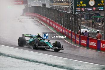 02/11/2024 - Fernando Alonso (ESP) - Aston Martin Aramco F1 Team - Aston Martin AMR24 - Mercedes during Qualify session of the Formula 1 Lenovo Grande Premio de Sao Paulo 2024, scheduled to take place at Interlagos Circuit, San Paolo, Brasil, BRA  Nov 1st-3rd, 2024 - FORMULA 1 LENOVO GRANDE PREMIO DE SAO PAULO 2024 - QUALIFYING - FORMULA 1 - MOTORI