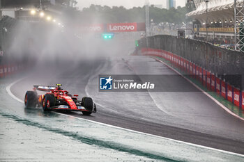 02/11/2024 - Carlos Sainz Jr. (ESP) - Scuderia Ferrari - Ferrari SF-24 - Ferrari  during Qualify session of the Formula 1 Lenovo Grande Premio de Sao Paulo 2024, scheduled to take place at Interlagos Circuit, San Paolo, Brasil, BRA  Nov 1st-3rd, 2024 - FORMULA 1 LENOVO GRANDE PREMIO DE SAO PAULO 2024 - QUALIFYING - FORMULA 1 - MOTORI