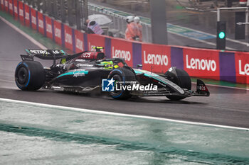 02/11/2024 - Lewis Hamilton (GBR) - Mercedes-AMG PETRONAS F1 Team - Mercedes W15 - Mercedes E Performance   during Qualify session of the Formula 1 Lenovo Grande Premio de Sao Paulo 2024, scheduled to take place at Interlagos Circuit, San Paolo, Brasil, BRA  Nov 1st-3rd, 2024 - FORMULA 1 LENOVO GRANDE PREMIO DE SAO PAULO 2024 - QUALIFYING - FORMULA 1 - MOTORI